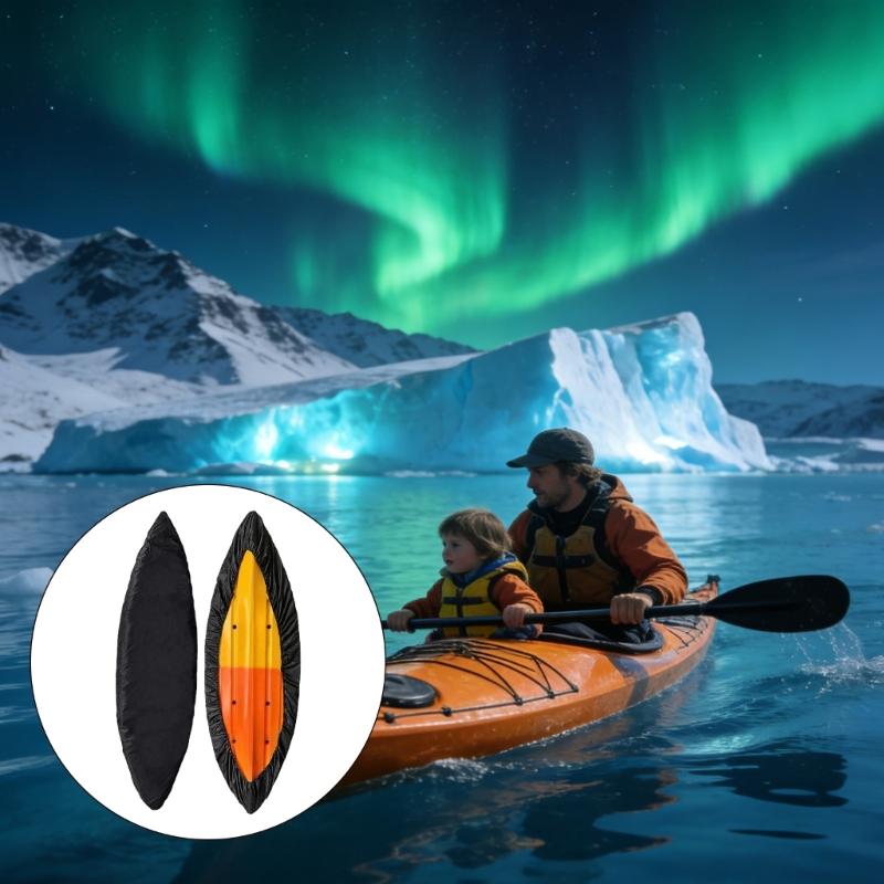 Canoes Dustproof Cover with Elastic Drawstring Outdoor Dust Storage Cover Surfboard Protectors Kayak Accessories