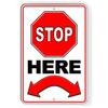 Vintage Style STOP Sign Metal Tin Plate Home Bar Pub Garage Man Cave Wall Decor