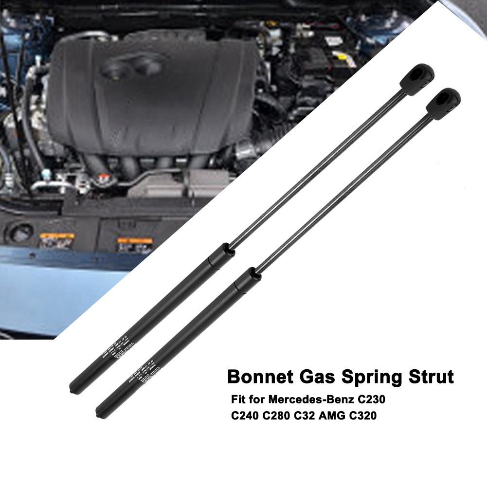 1 Pair Bonnet Hood Lift Support Shocks Gas Spring Fit for Mercedes Benz C CLK Class 2038800029