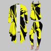 Plus Size Butterfly Print 3 Piece Outfit, Long Sleeve Open Front Cardigan Cami Top Leggings Set for Women