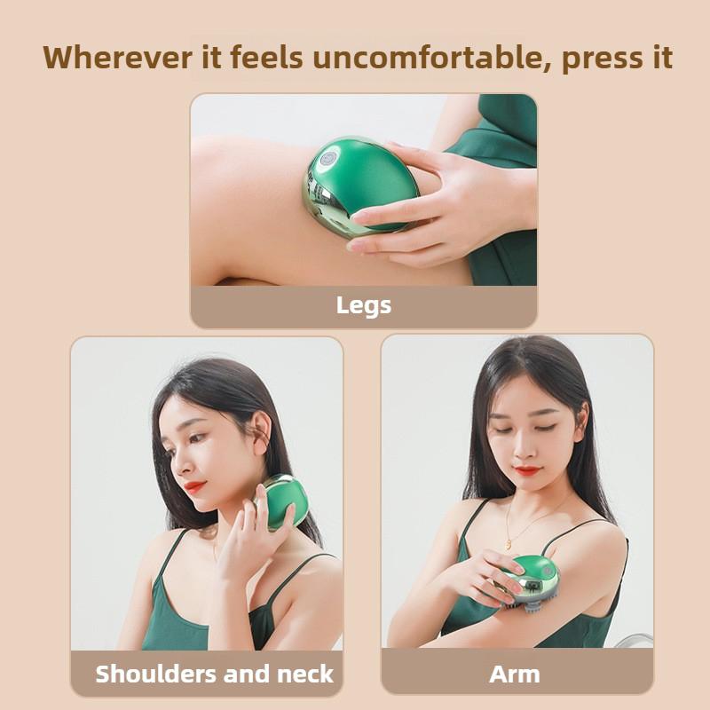 Mini Kopfmassagegerät Magnetisches Wiederaufladbares Massagegerät Elektrische Kopfhautknetung Multifunktions-Physotherapieinstrument