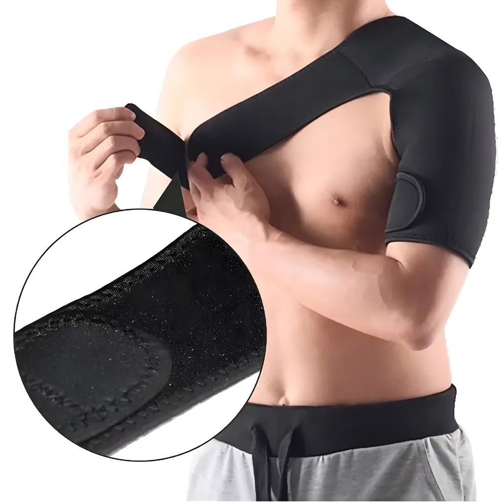 Verstellbare Neopren-Orthese Schulterbandage Bandage Therapie Rücken Schulter Stützgürtel für Schulter Rehabilitation Schmerz Verletzung