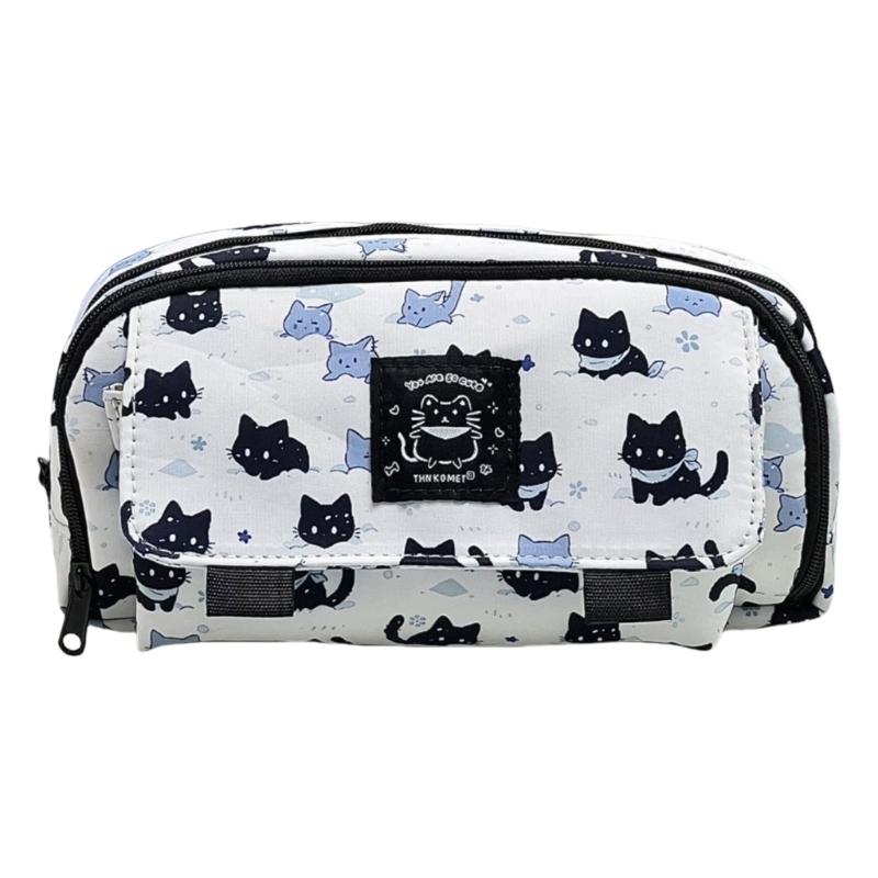 

Large Capacity Pencil Case Extendable Pen Bag Zippered Pen Pouches Travel Makeup Pouches for Girl Women School Travel