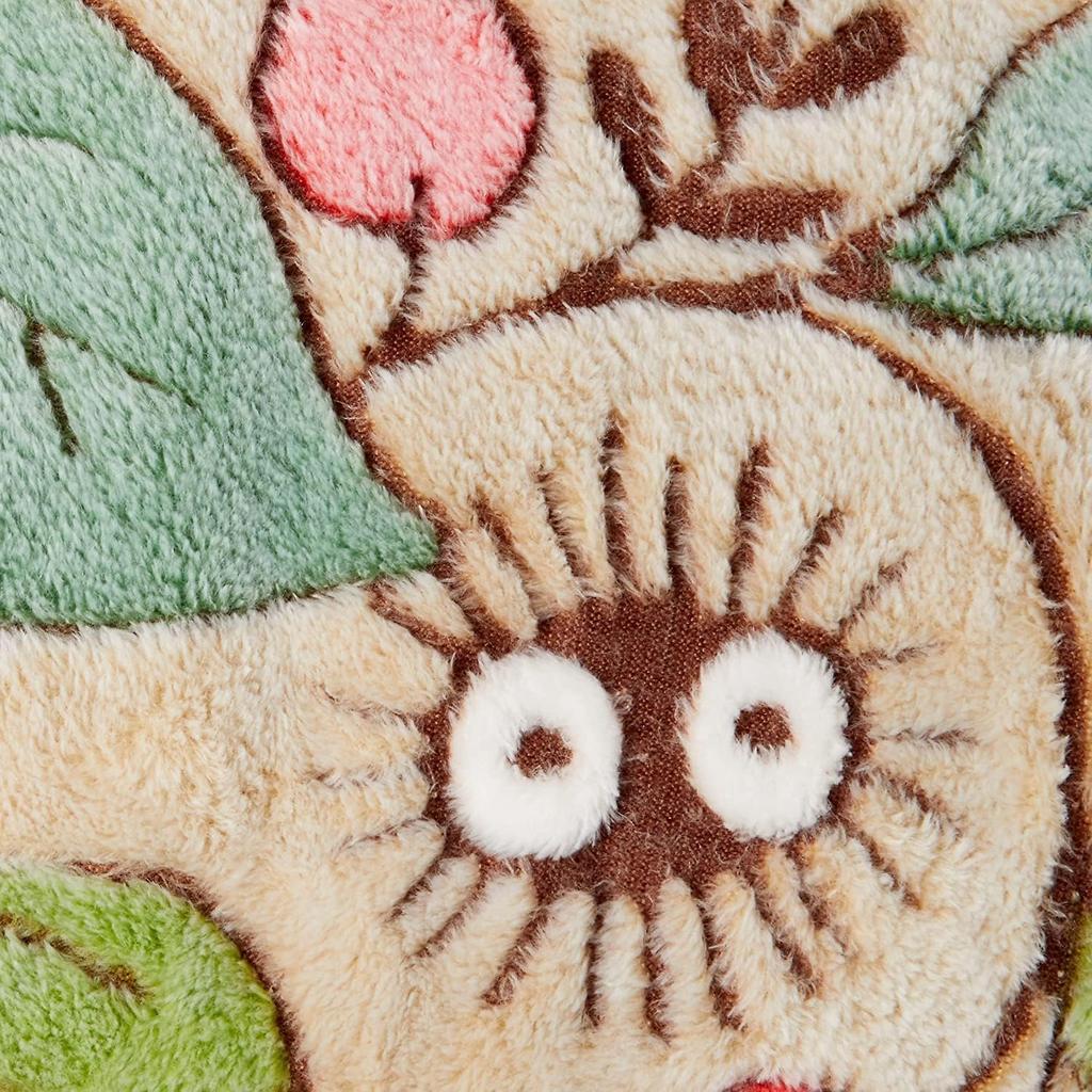 [Marushin] Half Blanket, Leaves and Nuts, Approx. 140 X 100 Cm