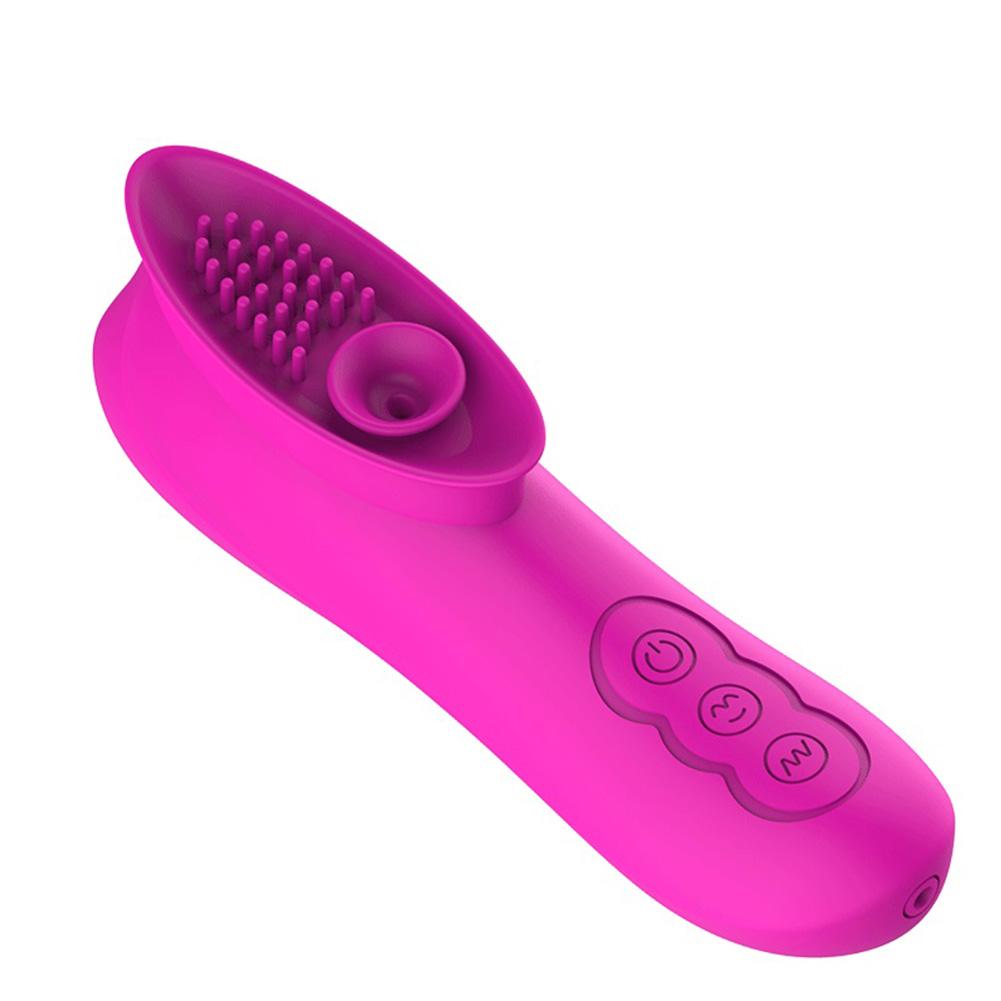 12 Frequenzen G-Punkt Klitoris Stimulation Saugen Vibrator Oraler Brustwarcensauger Sex Massagegerät Vibrator für Frauen