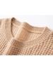 Women's Loose Fit Cashmere Pullover Sweater - Versatile Round Neck Knitted Top