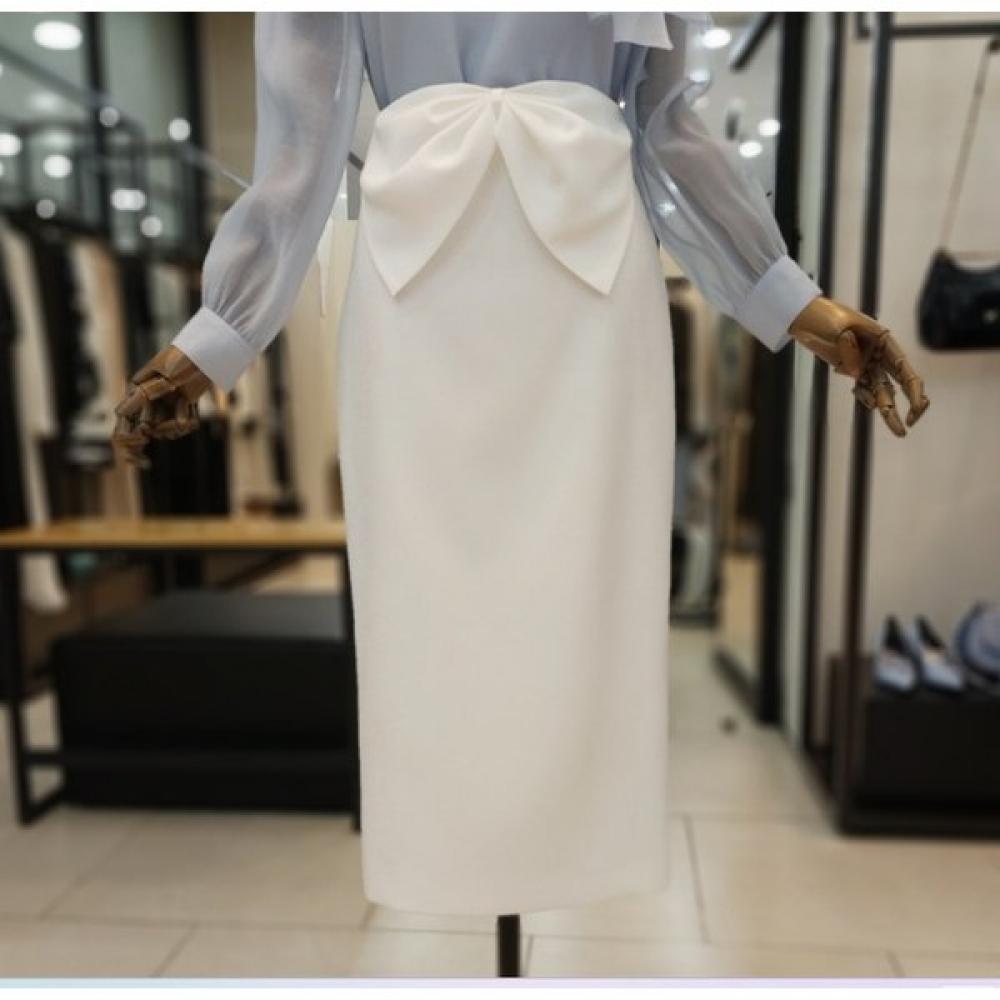 Mojo H Line Ribbon wHite Skirt J252xsd007 white/55