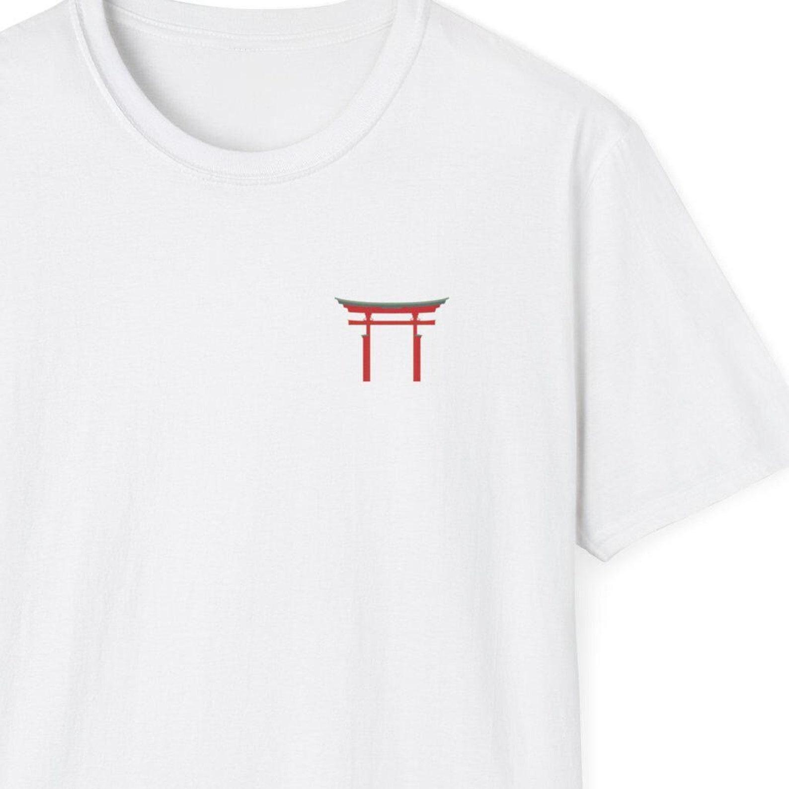 Japanese Torii Gate Shirt, Japan Gift, Japan Shirt, Gift for Anime Fan, Japan Culture Gift, Tori Gate Art Print, Shinto Shrine L