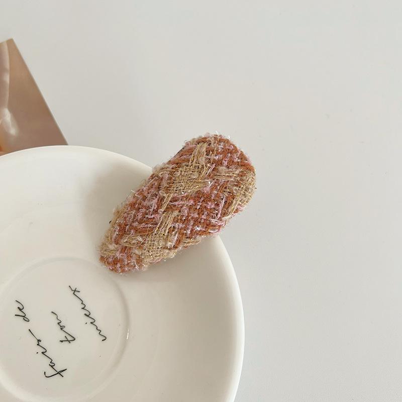 Clip Hair Accessories Woolen  Long Retro Bb Shape Barrettes Clip Side Clip Bang