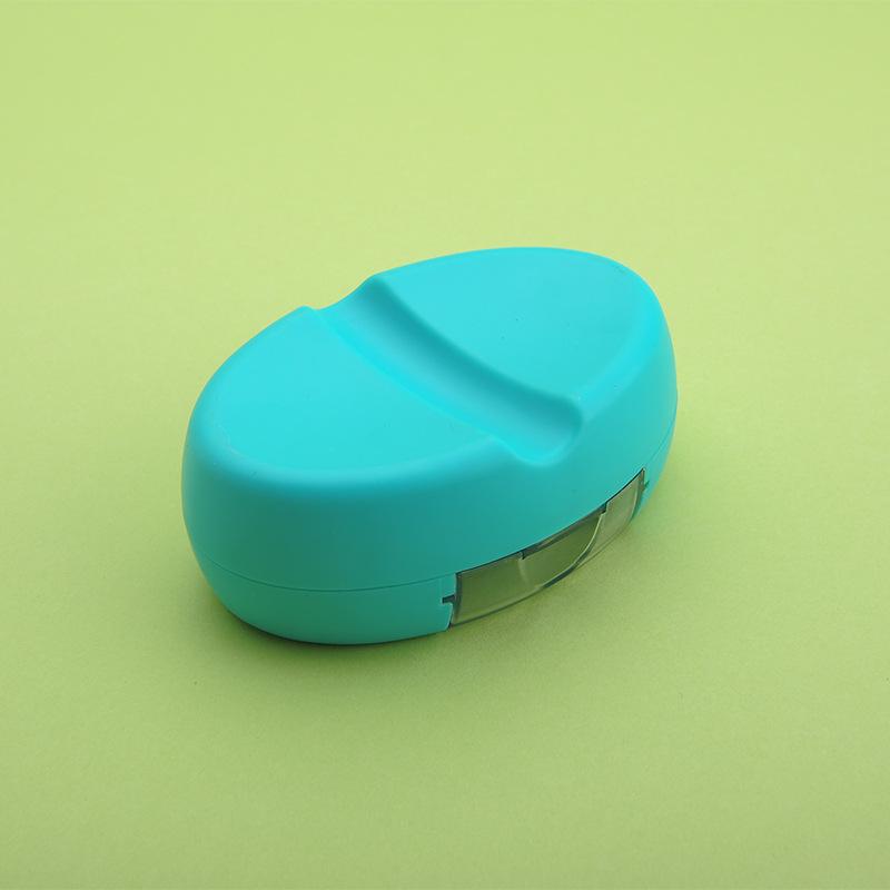 Nordic Style Oval Needle Holder Box with Transparent Magnetic Drawer for Pins & Beads
