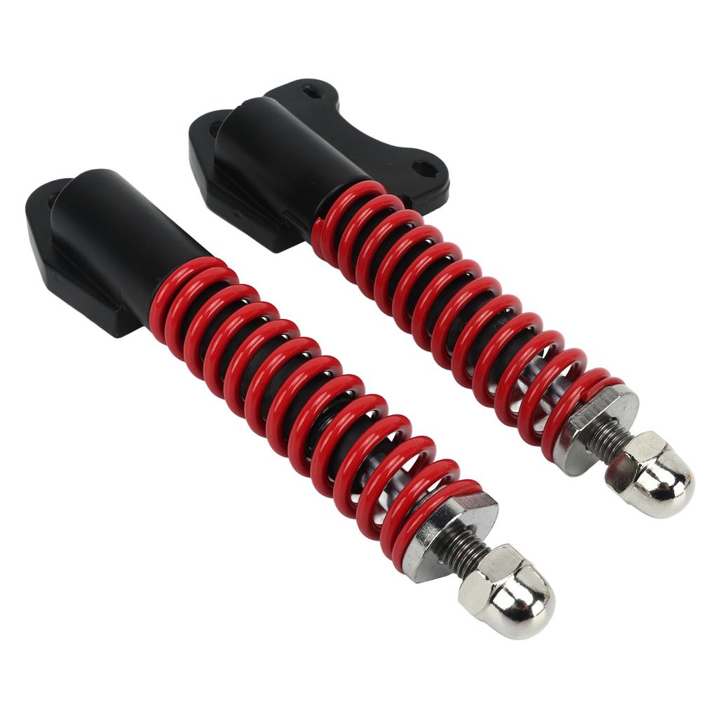 Tlumič skútru Nerezová ocelová pružina Černá Červená Bezpečný Stabilní Přední vidlice Tlumič pro