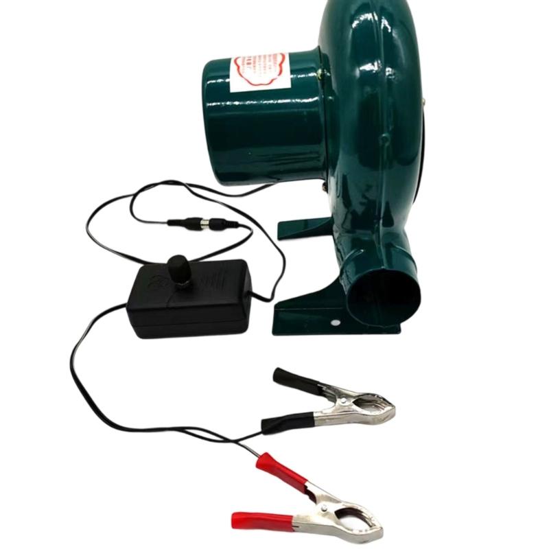 Efficient 12V Adjustable Outdoor Blower Fan Portable Barbecue Grill Aid Grill Fire Accelerators With Overload Protection