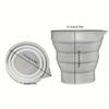 Silicone Resin Measuring Cups Set Foldable Mixing Cups with Scale for Candle Making Jewelry Crafting Durable Silicone Material