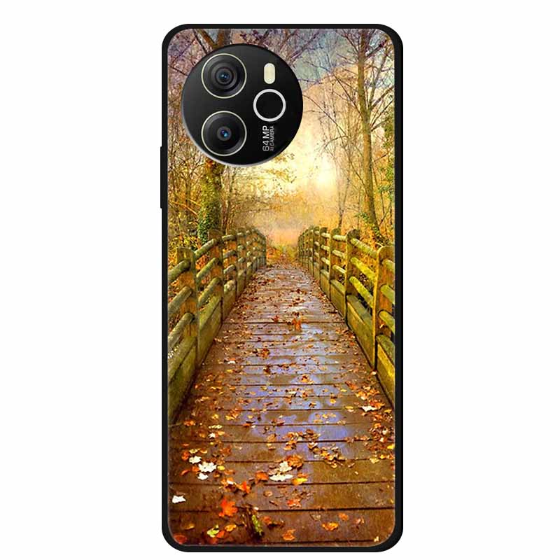 Für Blackview Shark 8 4G Hülle 6,78'' Cartoon Schwarzes Silikon TPU Weiche Handyhülle für Blackview Shark 8 Schutzhülle Para Shark 8 4G