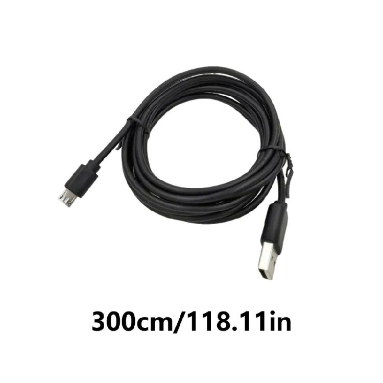 100/200/300cm Ladekabel Datenübertragungskabel für kabellosen Controller Ladekabel Verlängerung USB-Stromkabel
