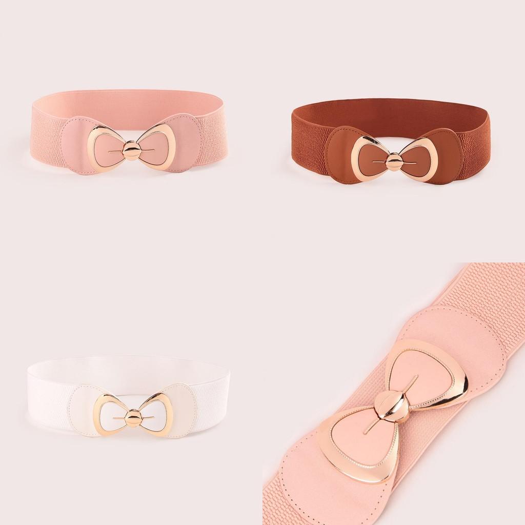 Womens Casual Dress Belt With Faux Leather Material And Hook Closure