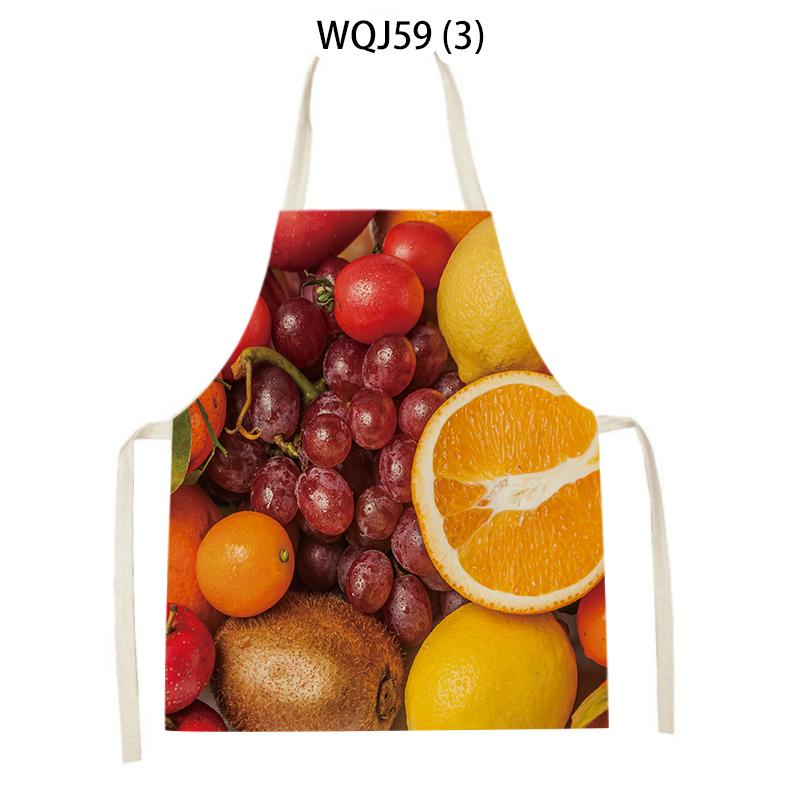 Fruktväxtstil Förkläde Kvinnor Bakförkläde Vattenmelonsmönster Tillbehör Köksförkläde Vardagsrum Anpassat Förkläde Haklapp