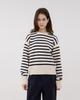 Reve Hearted Prelude Oversized Crop Knit - Navy