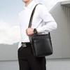 SCHWARZETIENNE Men's Leather Crossbody Shoulder Bag