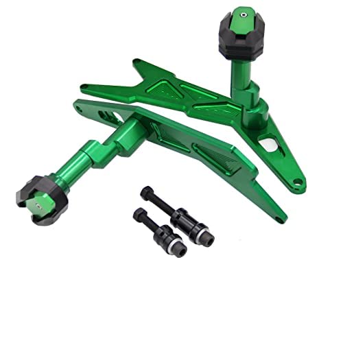 motokano Engine Guard Frame Slider Crash Bar for Ninja 250 Z250 Ninja 300 2013-2017 (Green)