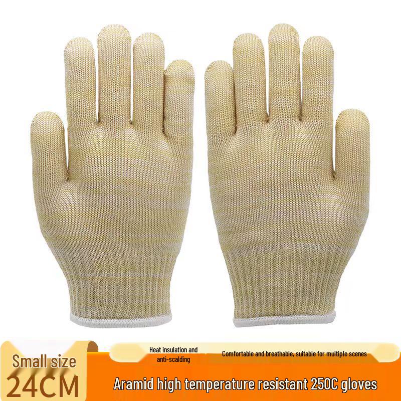Aramid Cotton Heat Resistant Industrial Gloves Small