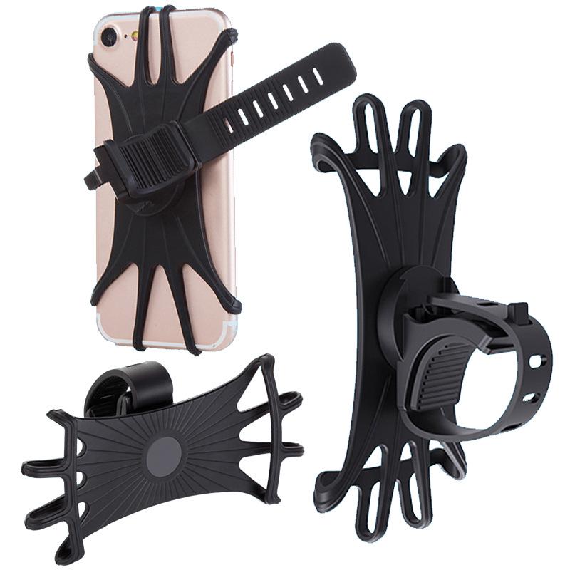

Silicone Bike Phone Holder - Handlebar Mount Accessory оранжевый