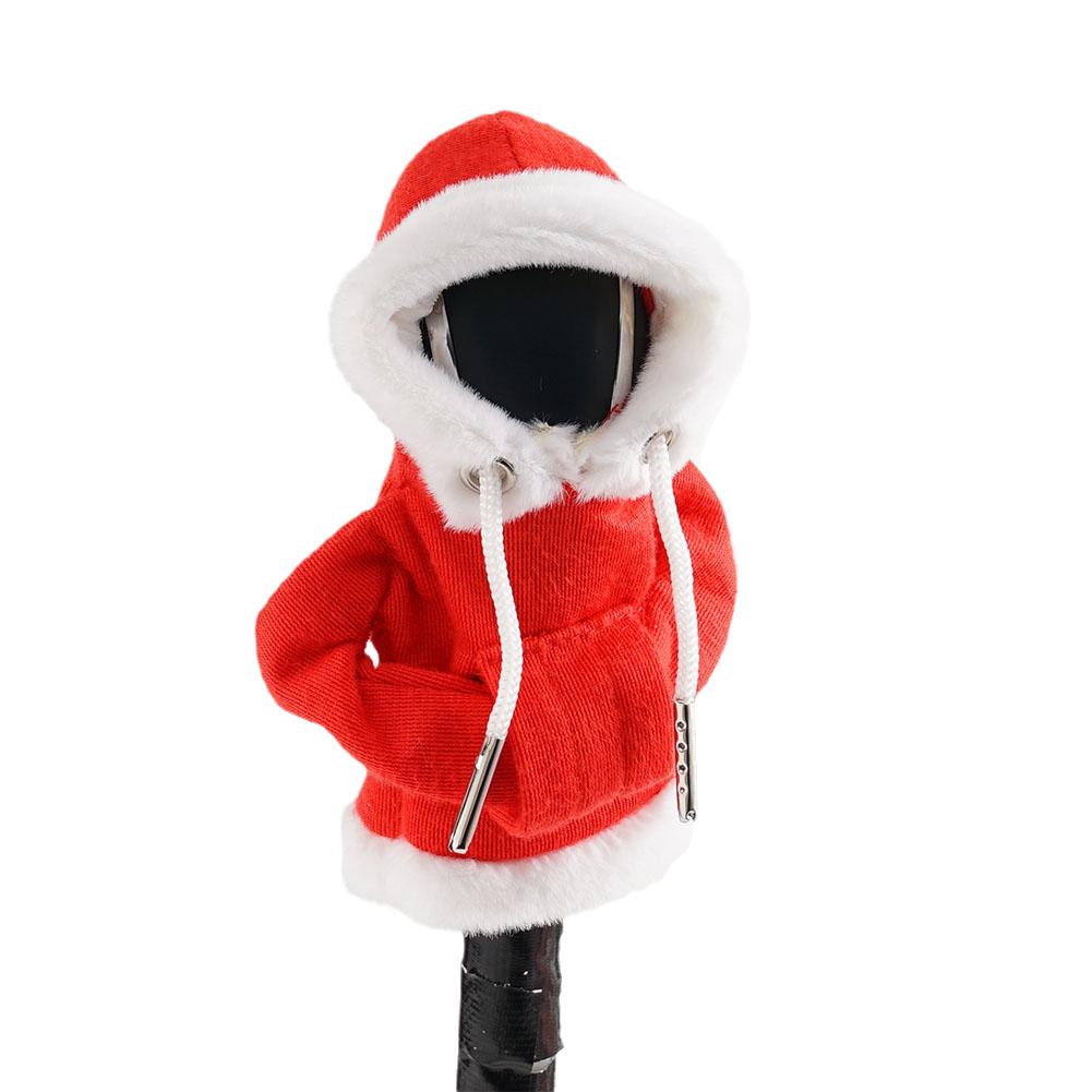 Christmas Jackets Gear Shift Knob Hoodie Poleron Change Speed Lever Sweatshirt Car Gear Shift Cover Hoodie Car Hood