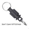 Titanium Quick Release Keychain Car Key Holder with Rings Detachable for Picnic