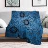 Supernatural Blue Throw Blanket Summer Cool Breathable Blanket for Sleeping