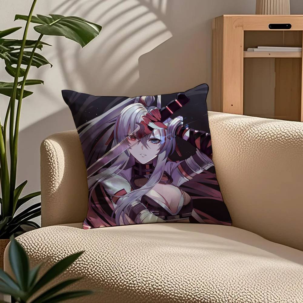 P-Punishing G-Gray R-Raven Pillow Case Comfort Sofa Bed Silky Elegant Invisible Zipper Custom Decorative Cushion Cover