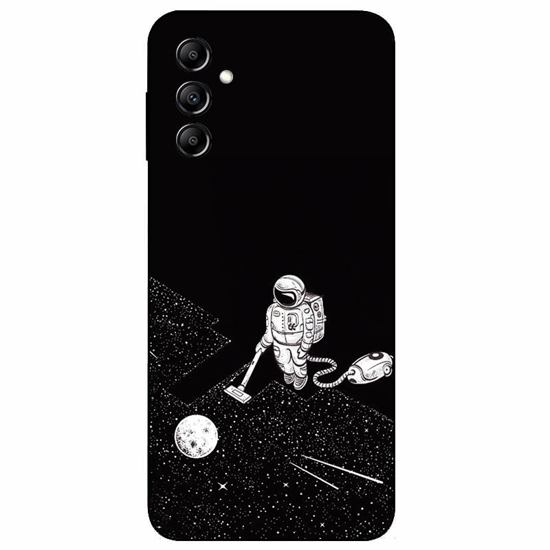 For Samsung A14 4G A 14 M14 5G Case Painted TPU Soft Silicone Black Funda for Samsung Galaxy A14 A145F Bumper GalaxyA14 M 14 Bag