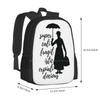 - Supercalifragilisticexpialidocious Fashion Pattern Design Travel Laptop School Backpack Bag Musical Classic Oldies Iconic