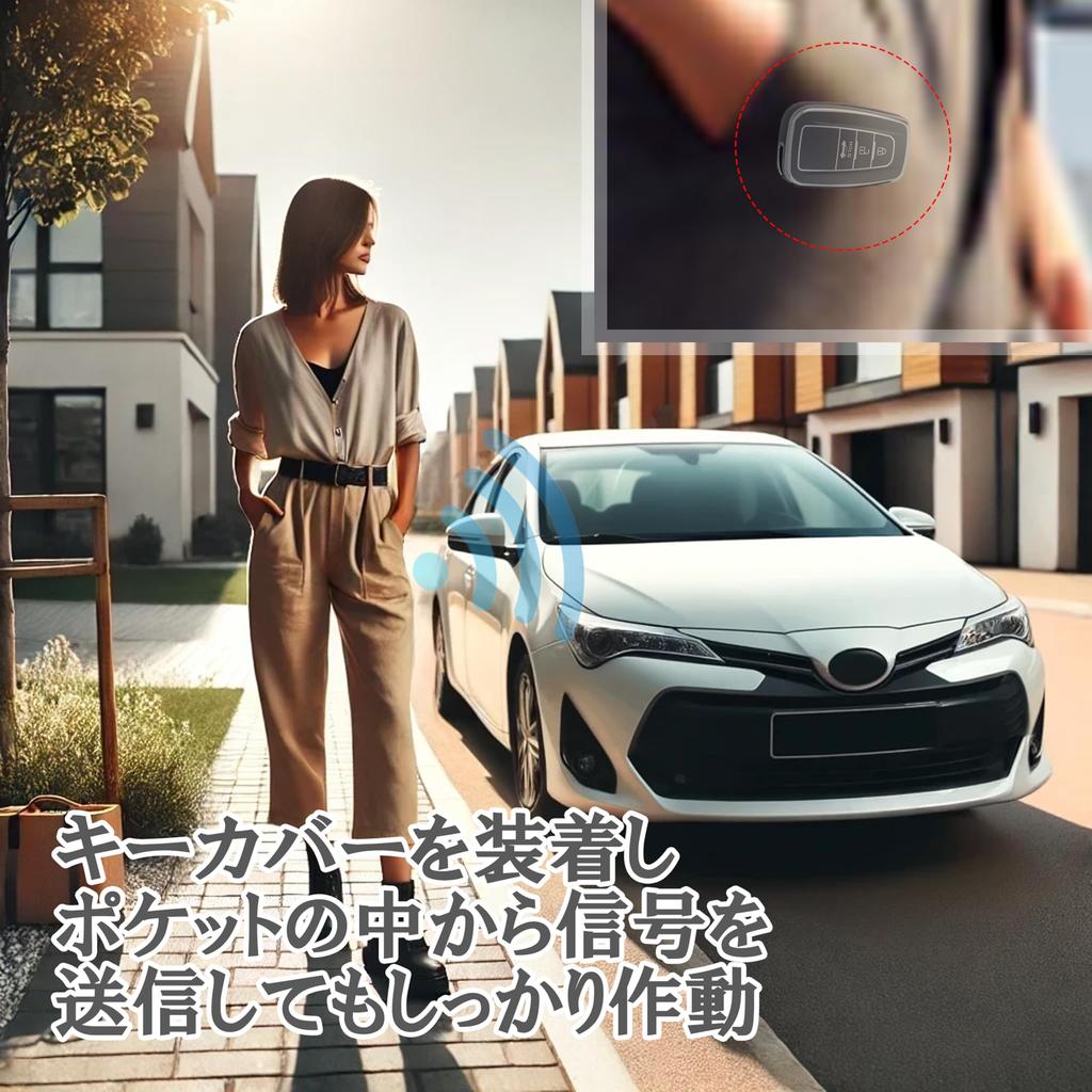 Toyota TPU Key Case Key Cover Smart Key Protective Cover Shockproof Dustproof Lightweight Fit