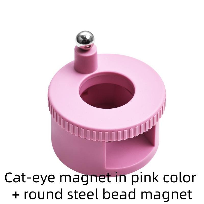 360° Rotatable Cat's Eye Magnets Manicure Tool New Disc Automatic Suction French Cat Eye Nail Art Styles For Nail Polish