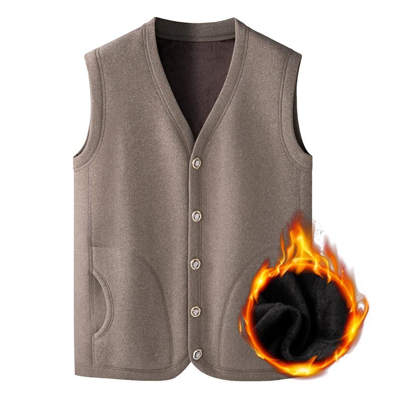 

Осенне-зимний бархатный жилет, утолщенный жилет, жилет для пожилой женщины, внутренний жилет 4XL верблюд