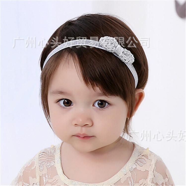 Kawaii Flower Headband Rabbit Ears Turban Headband Baby Girls Kids Hair Bows Head Bands Accessories for Children Headdress