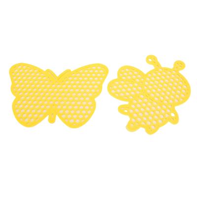 2 Pcs Floating Bee Island Secure Landing Spot Decorative Floating Bee Water Station for Outdoor