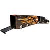 Maisto Scale Custom Trailer Truck Diecast Model Car 1/64 Harley-Davidson / (11516 (BLACK/FLAMES))