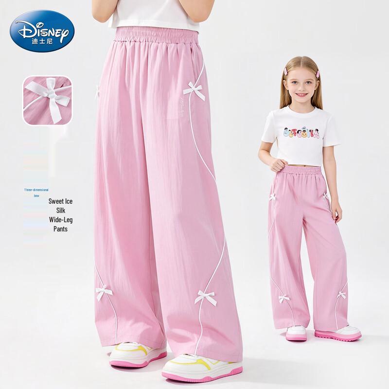 Disney Girls  Big Kids  Summer Side Lace Trim Wide-Leg Casual Pants 160 синий