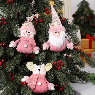 Weicher Weihnachtsornament-Anhänger aus chemischem Faserstoff, Innendekoration, schön aussehender Weihnachtsatmosphären-Anhänger