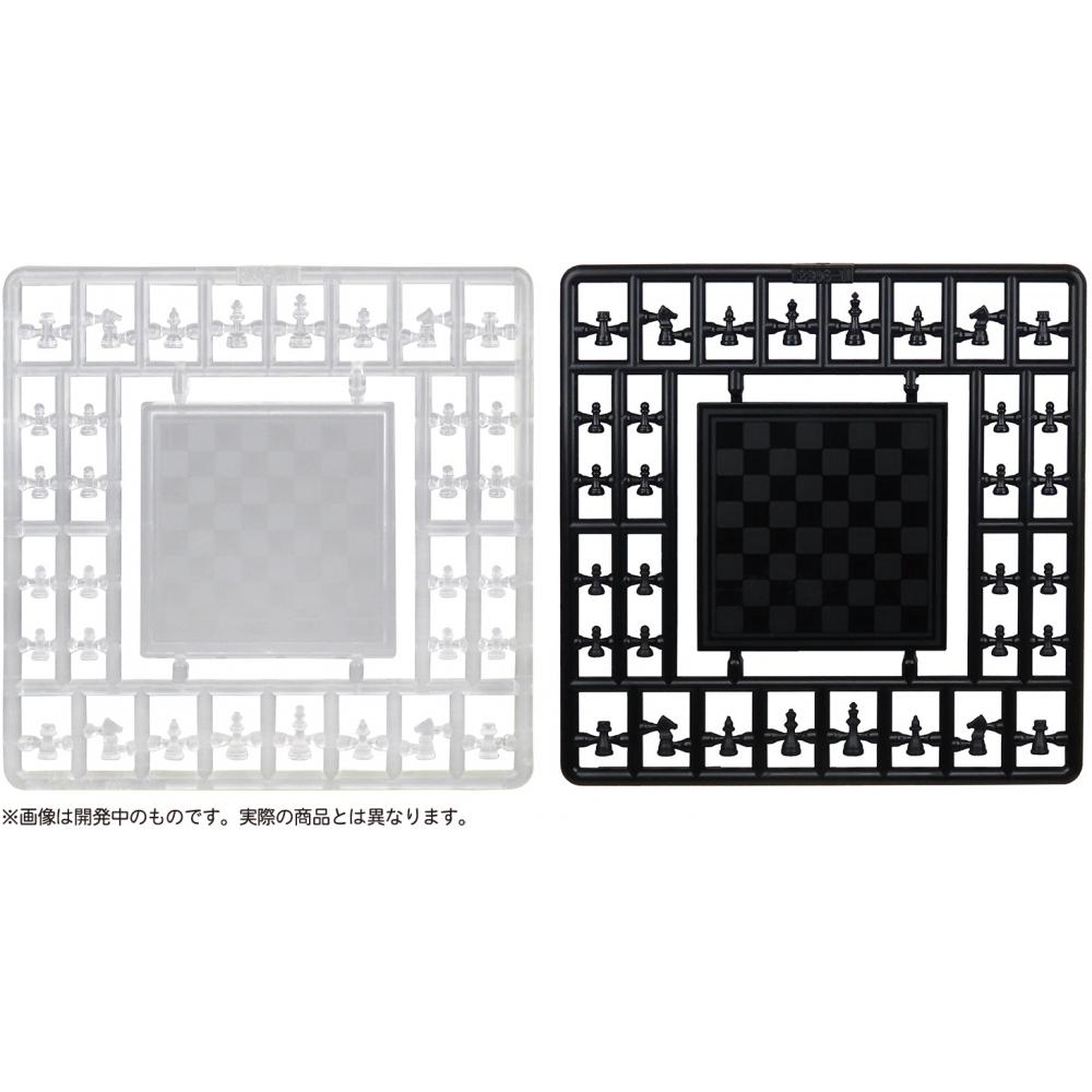 Puripura 1 12 Chess With Puripura Figures  Clear X Black 
