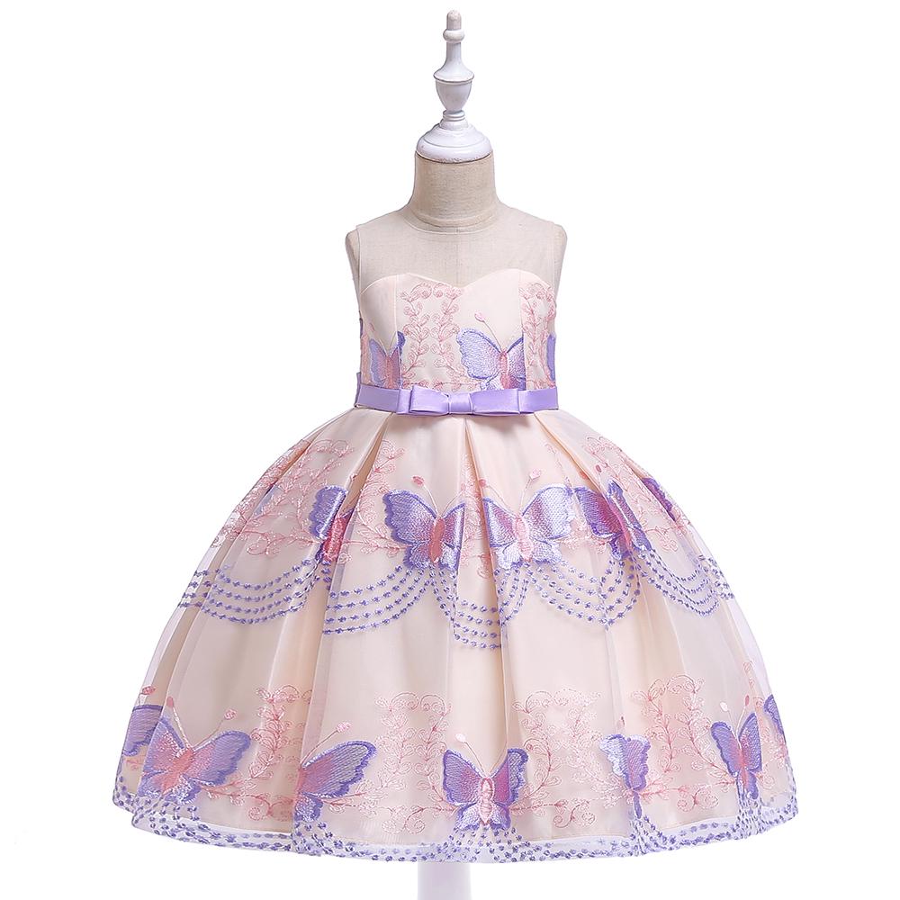 Mariposa Bordado Flores Vestidos de Niña Princesa Fiesta Vestido formal Ropa  Bebé Niños Vestido comprar a buen precio — entrega gratuita, reseñas reales  con fotos — Joom