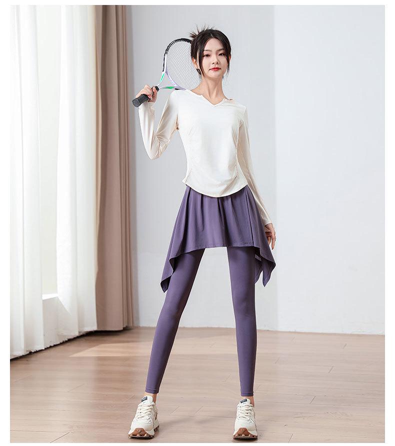 Damen High-End Tennis- & Yoga-Anzug - Herbst/Winter 2025 Schnelltrocknendes Fitness-Set zum Laufen