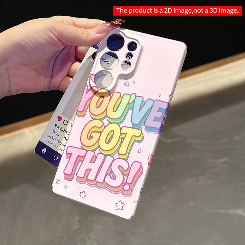 2DFlat Samsung phone case You've Got This! Rainbow Motivational Phone Case Applicable to Galaxy S22 S23 S24 S25ULTRA S26 A12 A13 A14 A15 A16