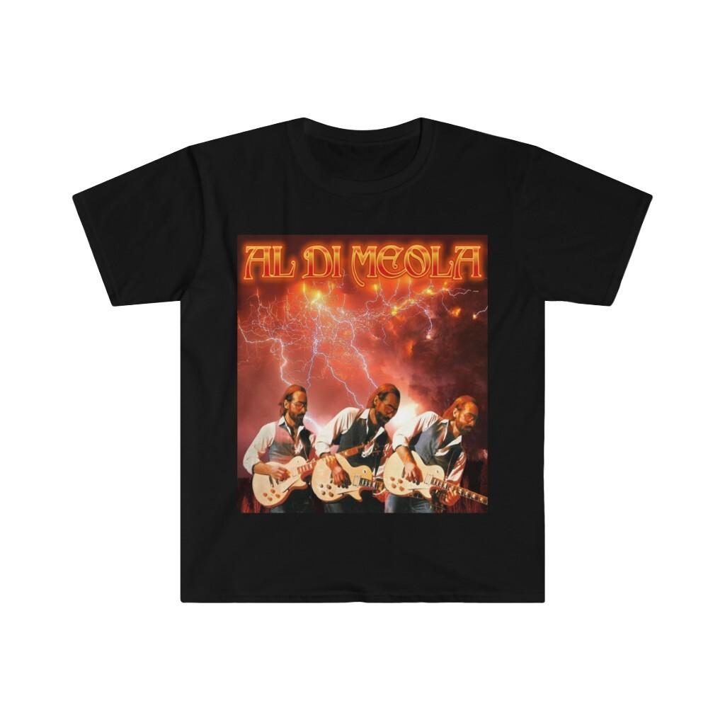 Unisex Soft Cotton T-Shirt. Al di Meola, Tour De Force