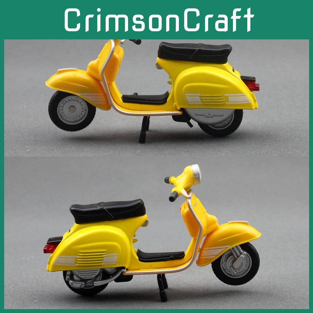 Vespa Alloy Motorcycle Model For Children With Inertia Drive