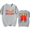 2025 T-shirt Imagine Dragons Loom Tour Short Sleeve Cotton Women Tshirts High Quality Soft Unisex Streetwear Hip Hop Fashion