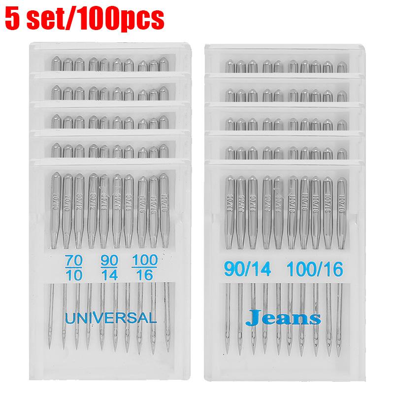 Professional Sewing Machine Needles High Carbon Steel Self-threading DIY Crafts Sewing Needle Pins Stitching Tools Supplies