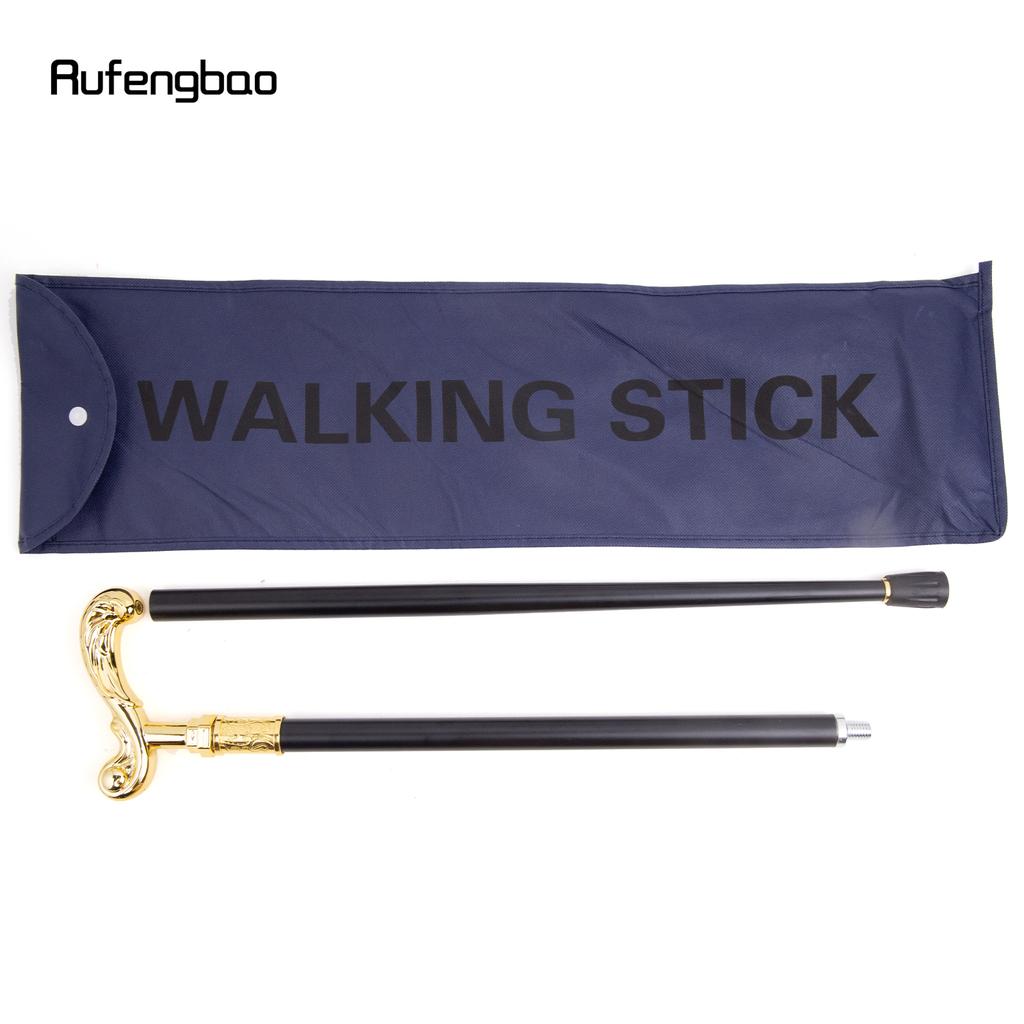 Goldener Blumen-Gehstock, dekorativer Vampir-Cosplay-Vintage-Party-modischer Gehstock, Halloween-Kronstab, 94 cm