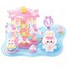 3D Stacked Crystal Stickers Cute Animal Pattern Non-Toxic Safe Decals for Girls Boys Birthday Gifts Classroom Prizes